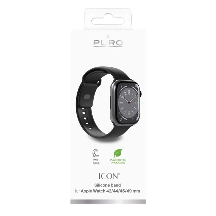 Силиконова каишка Puro Icon за Apple Watch 42 / 44 / 45