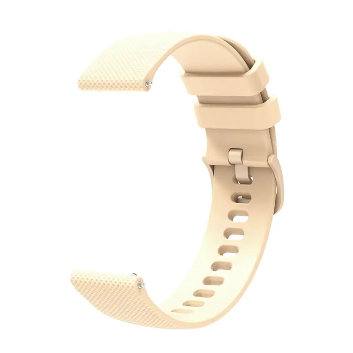 Силиконова каишка за Huawei Watch GT2 / GT3 42мм - бежова