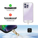 Силиконова каишка за телефон Stoyobe Phone Lanyard - лилава