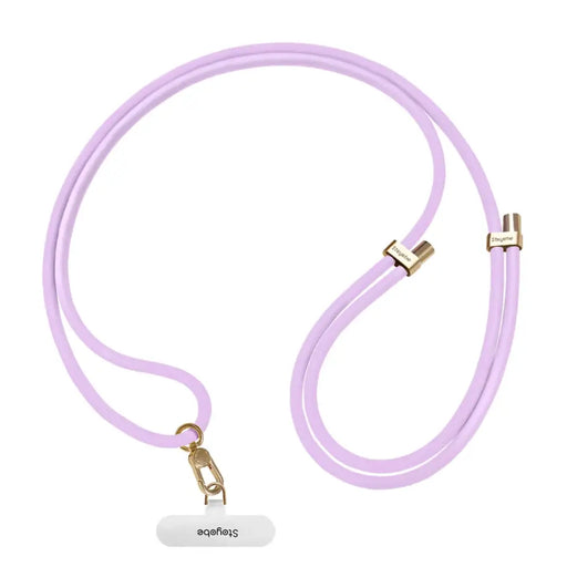 Силиконова каишка за телефон Stoyobe Phone Lanyard - лилава