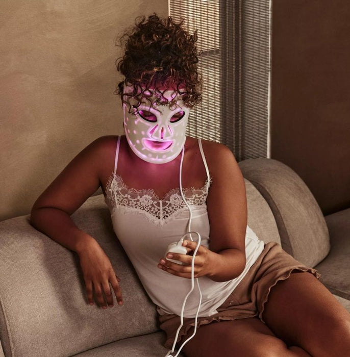 Маска за лице Silk'n - LED Face Mask 100, 4 степени, бяла