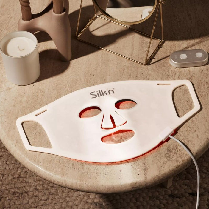 Маска за лице Silk'n - LED Face Mask 100, 4 степени, бяла