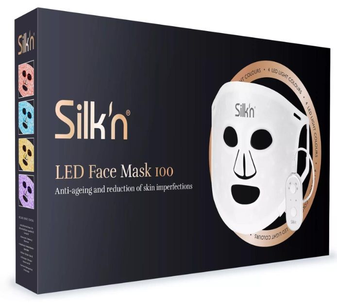 Маска за лице Silk'n - LED Face Mask 100, 4 степени, бяла
