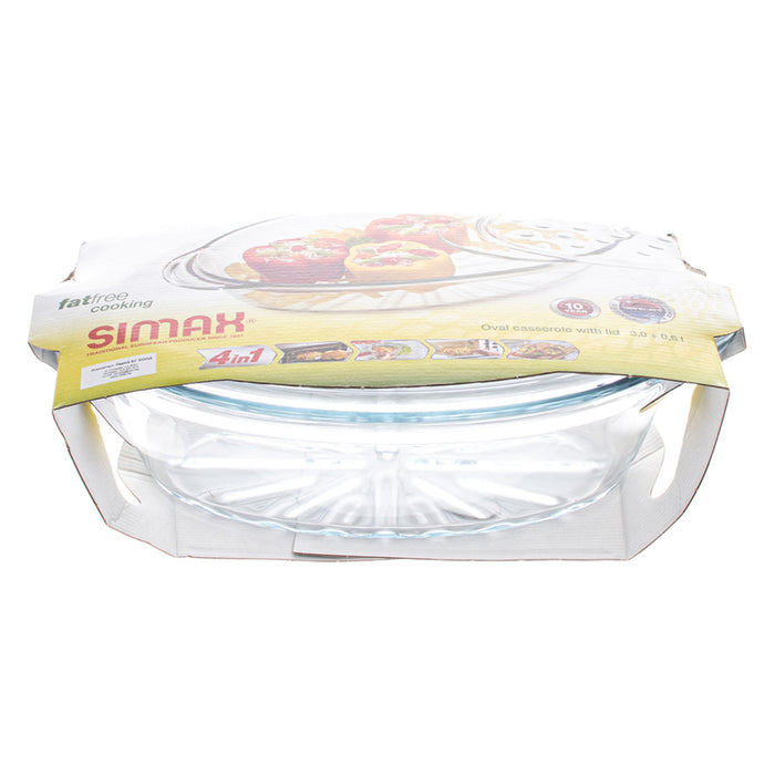 ОГНЕУПОРНА КУПА С КАПАК 3 L+0.6 L SIMAX
