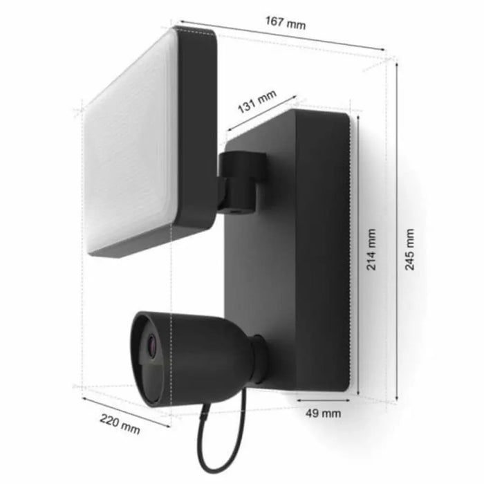 Симулирана камера за наблюдение Philips Hue Secure Flood