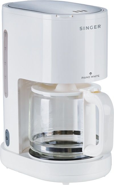 Кафемашина Singer - CM-1000 PWH, 1000W, 1.25 l, бяла