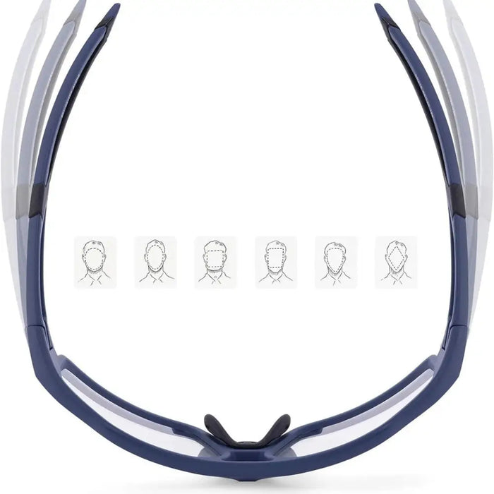 Сини фотохромни велосипедни очила Rockbros SP216BL UV400