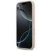 Силиконов калъф Guess Big 4G Script за iPhone 17 Pro - розов