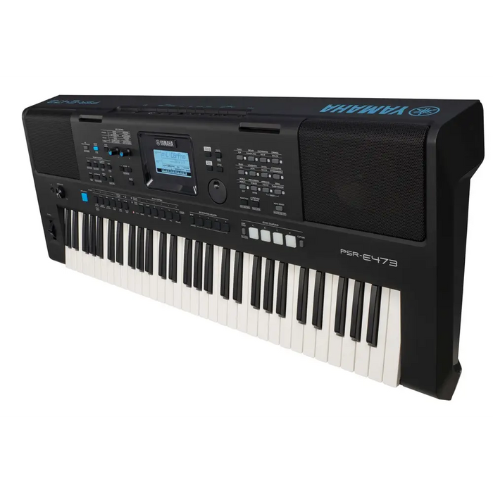 Синтезатор Yamaha PSR-E473 Дигитален синтезатор 61 Черен