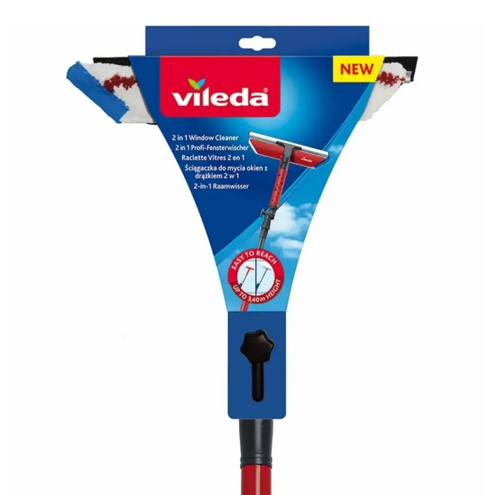 СИСТЕМА ЗА ПОЧИСТВАНЕ НА ПРОЗОРЦИ 2В1 VILEDA