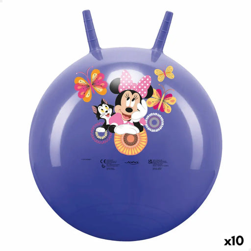 Скачаща топка Minnie Mouse Лилав (10 броя)