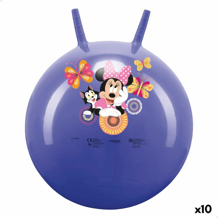 Скачаща топка Minnie Mouse Лилав (10 броя)