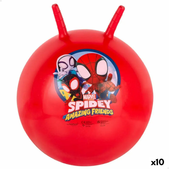 Скачаща топка Spidey Ø 45 cm Червен (10 броя)