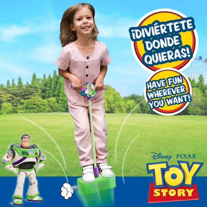 Скачащо Пого Toy Story 3D Зелен Детски (4 броя)