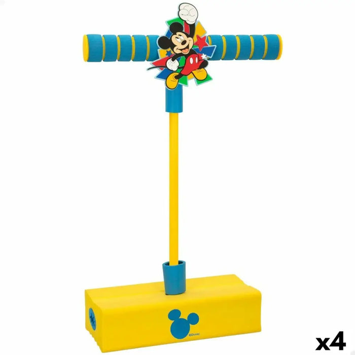 Скачащо Пого Mickey Mouse 3D Жълт Детски (4 броя)