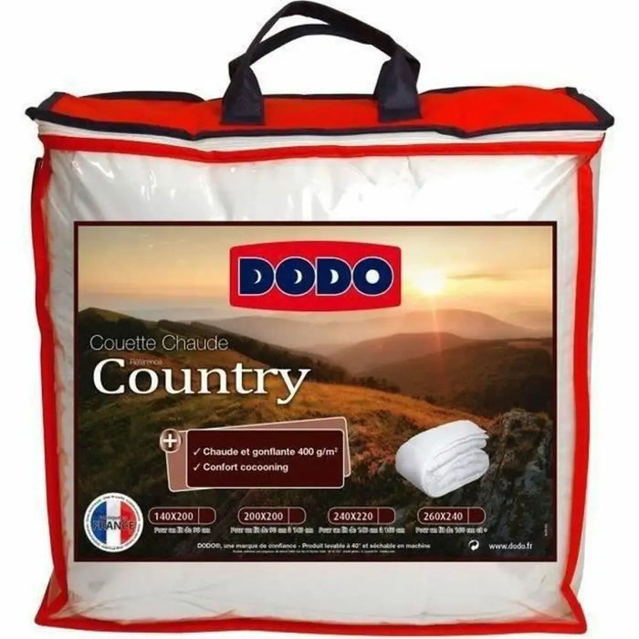 Скандинавски Стил Пълнеж DODO Country Бял 400 g /m² 200 x