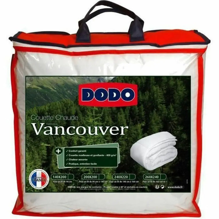 Скандинавски Стил Пълнеж DODO Vancouver Бял 400 g /m² 200 x