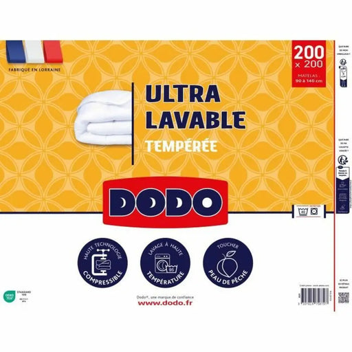 Скандинавски Стил Пълнеж DODO ULTRA LAVABLE Бял 200 x 200 cm