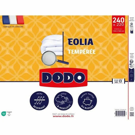 Скандинавски Стил Пълнеж DODO EOLIA Бял 300 g/m² 220 x 240