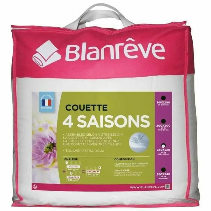 Скандинавски Стил Пълнеж Blanreve 4 season Бял 220 x 240 cm