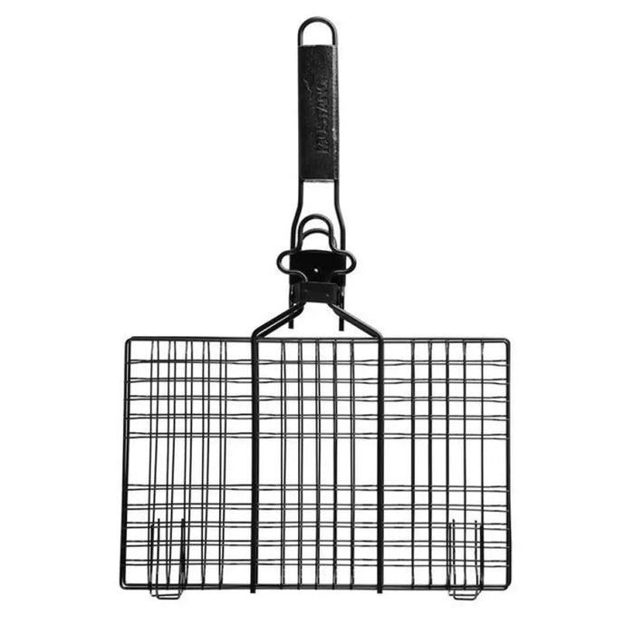 СКАРА ЗА БАРБЕКЮ 36X35CM С МОБИЛНА ДРЪЖКА MUSTANG Black Line