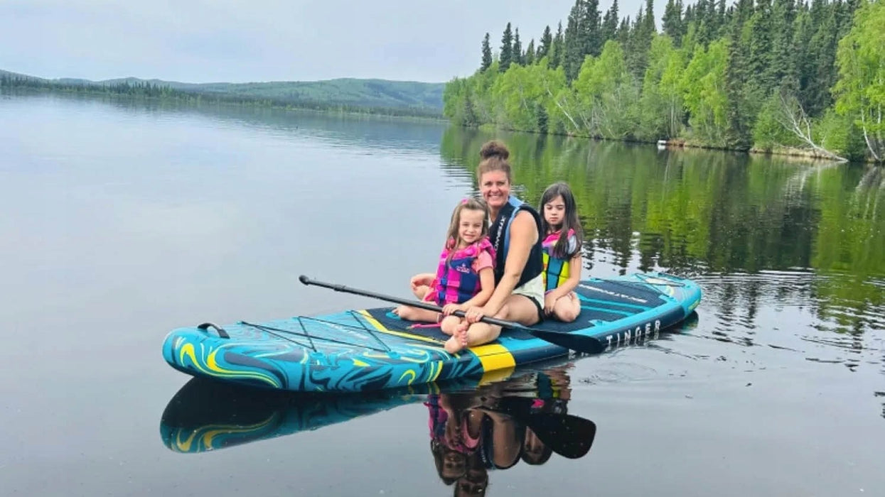 Деска SUP SKATINGER Prana Lava Green 350x89x15 см