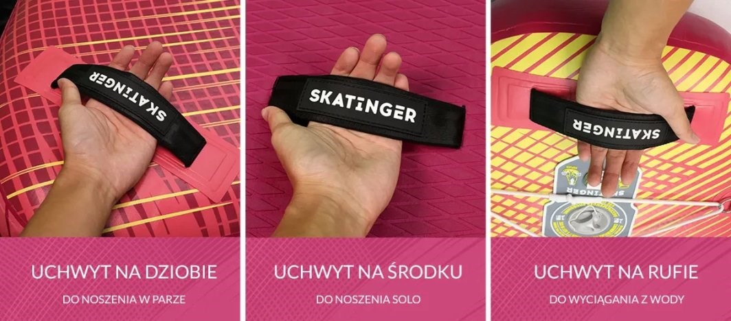 Деска SUP SKATINGER Prana Meteor Red 350x89x15 см