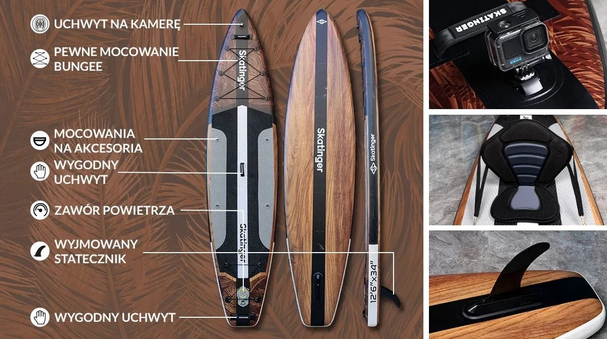 Деска SUP SKATINGER Waverider 380x86x16 Touring