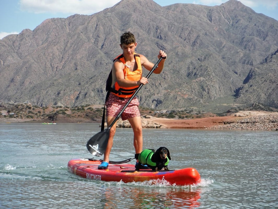 Деска SUP SKATINGER Interstellar червена 350x81x15