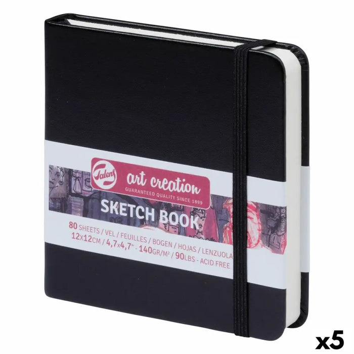 Sketchbook Talens Art Creation Sketch Book Черен 80 Листи
