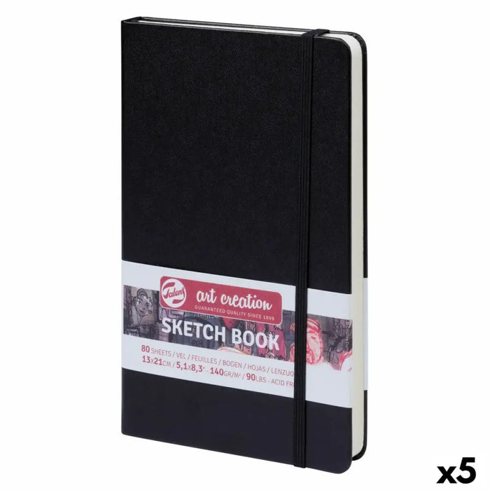 Sketchbook Talens Art Creation Sketch Book Черен 80 Листи