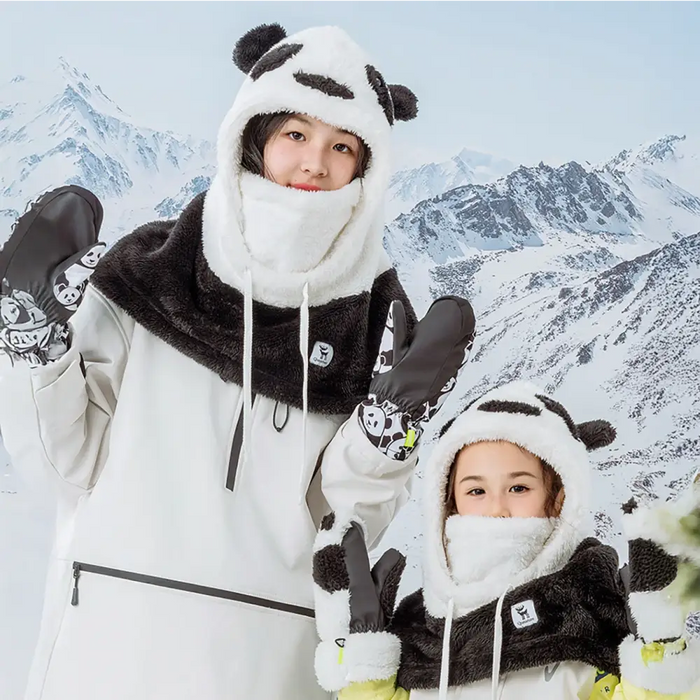 Ски балаклава Qunature Panda за деца/възрастни размер L