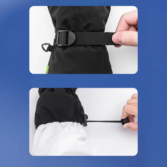 Ски ръкавици Qunature - Finger Style Black M