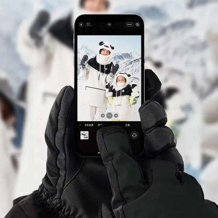 Ски ръкавици Qunature - Finger Style Black M