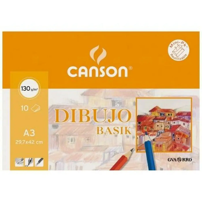 Скицник Canson Basik 10 Листи (20 броя)