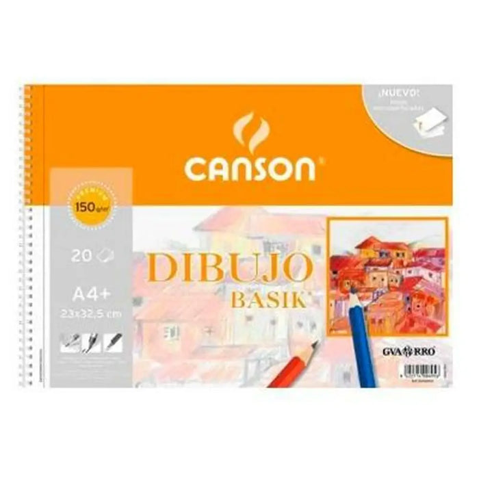 Скицник Canson Basik Гладък Микроперфориран