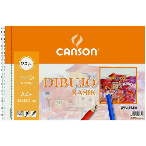Скицник Canson Basik С рамка Микроперфориран 130 g/m²