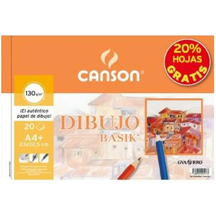 Скицник Canson Basik Микроперфориран 130 g/m²