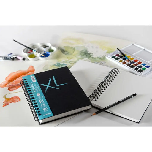 Скицник Canson XL Aquarelle 34 Листи Бял A5 5 броя 300 g/m²