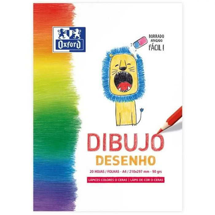 Скицник Oxford A4 20 Листи (5 броя)