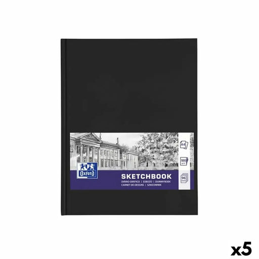Скицник Oxford Черен A4 96 Листи (5 броя)