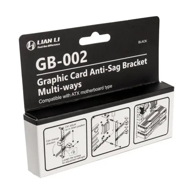 Скоба за графични карти Lian Li GB-002 VGA Anti-Sag Черен