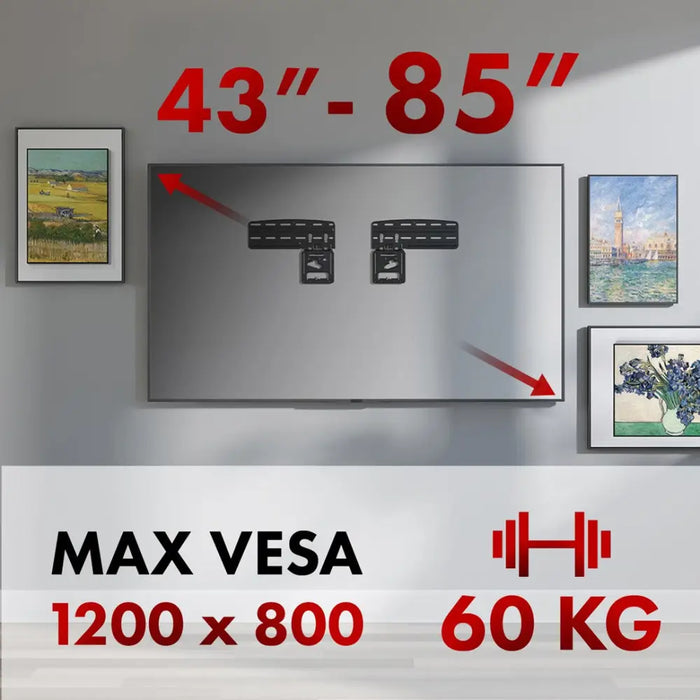 Скоба за телевизор Maclean съвместима с QLED телевизори