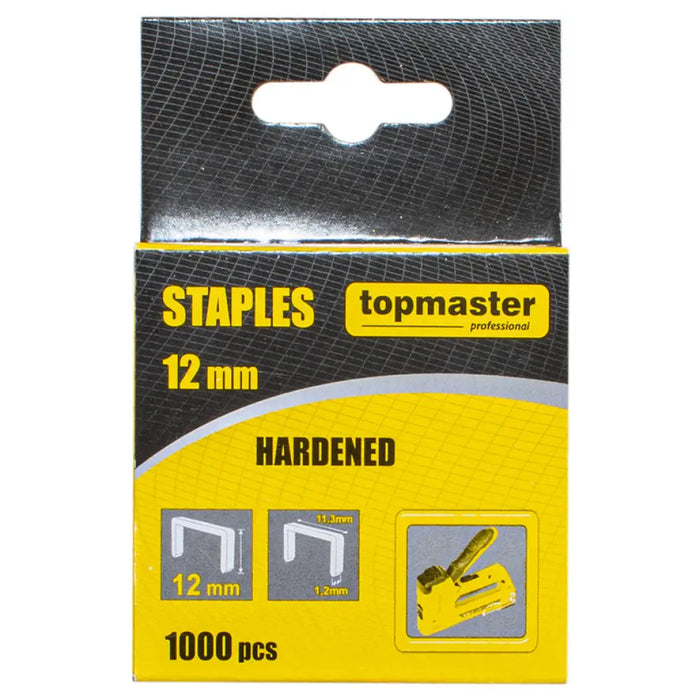 СКОБИ ЗА ТАКЕР 12 ММ TOPMASTER 1000 БРОЯ
