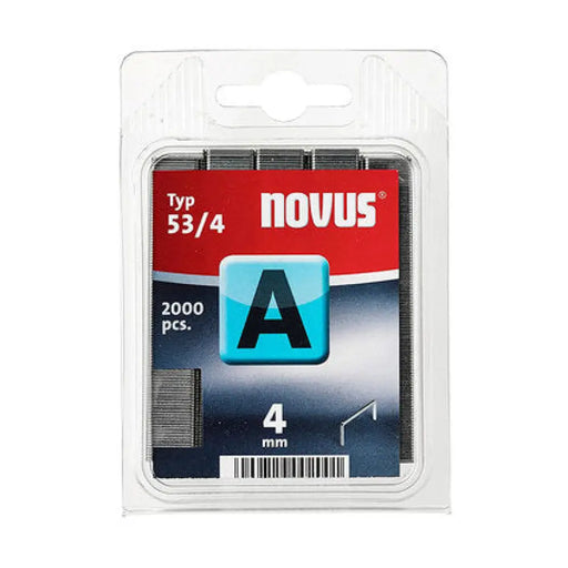 СКОБИ ЗА ТАКЕР ТИП А 53 4 ММ NOVUS 2000 БРОЯ