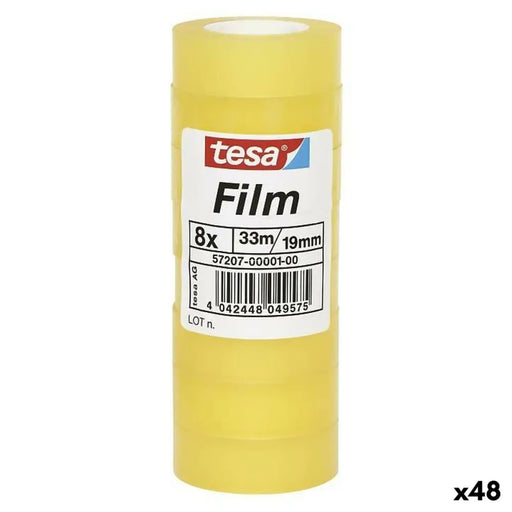 Скоч TESA Прозрачен 19 mm x 33 m 8 Части (48 броя)