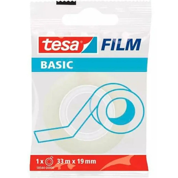 Скоч TESA Прозрачен полипропилен 19 mm x 33 m (24 броя)
