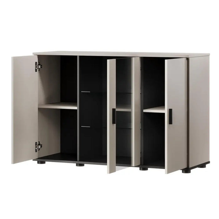 Скрин Cama SOHO 120x41x80 кашмир + черен
