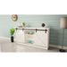 Скрин 160x80x35 GRANERO бял/бял гланц