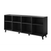 Скрин ASTI 200x42x82 черен мат